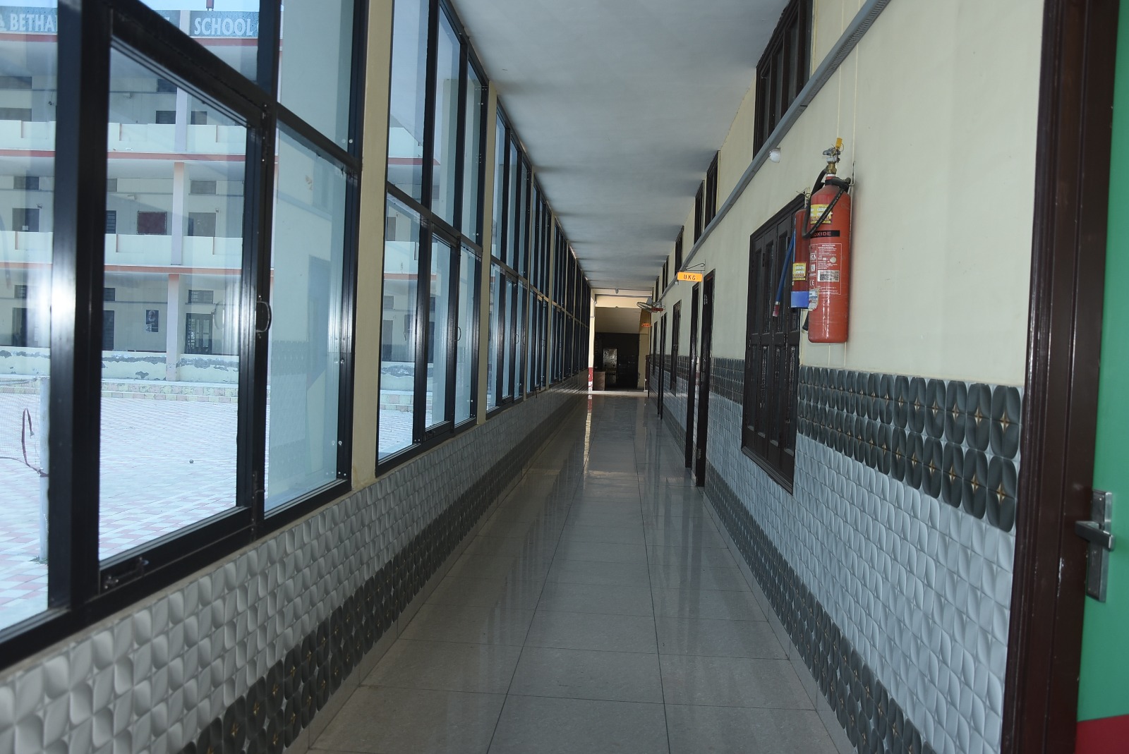 School Corridor
